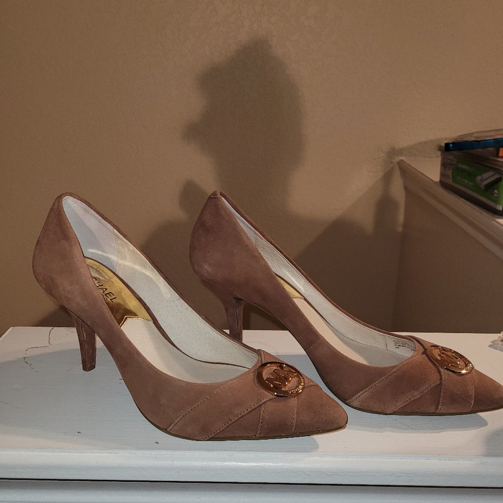 Michael Kors suede heels
